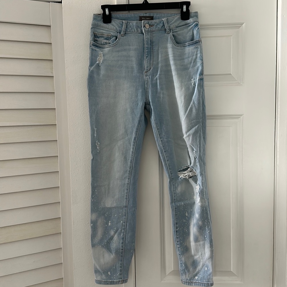 DL 1961 Farrow Cropped Instasculpt Goodwin Jeans 30